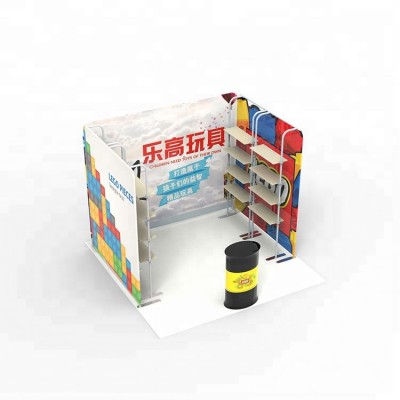 Standard Trade Show Booth Tension Fabric Pop Up Display